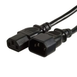 Cable 5 meter - 3 X1,5 mm Extension male-female (IEC C14 + C13)