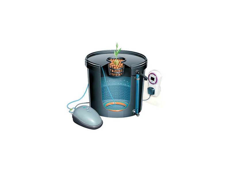 Neptune Hydroponics DWC pot hydro system for 1 plant 25 l